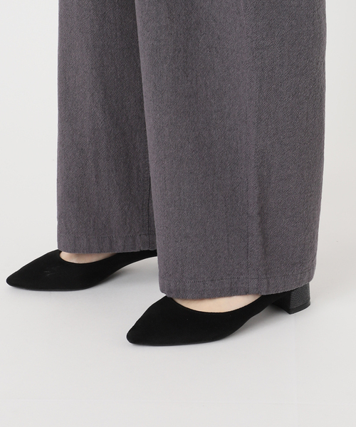 B.C STOCK(ベーセーストック)の「ウォッシャブル / ベルト付きリネンライクオックスクライミングトラウザー(その他パンツ・レディース・キャメル/アイボリー/チャコールグレー・SMALL/MEDIUM)」の13枚目の写真