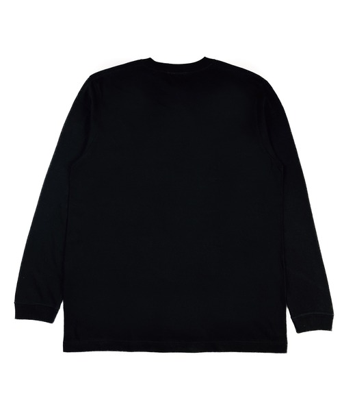 NOTHINKER(ノーシンカー)の「CATCH ME IF YOU CAN Long T-shirt(Tシャツ/カットソー・メンズ・スモーキーグリーン系/ブラック・LARGE/X-LARGE/MEDIUM/SMALL/XX-LARGE)」の4枚目の写真