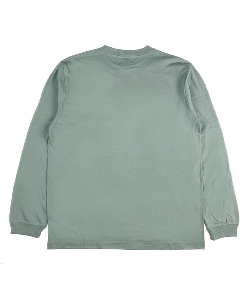 NOTHINKER(ノーシンカー)の「CATCH ME IF YOU CAN Long T-shirt(Tシャツ/カットソー・メンズ・スモーキーグリーン系/ブラック・LARGE/X-LARGE/MEDIUM/SMALL/XX-LARGE)」の8枚目の写真