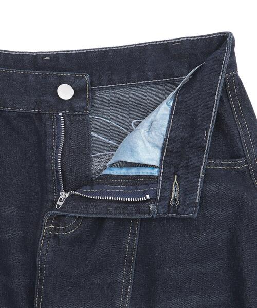 dispark(ディスパーク)の「DISPARK/バックロゴ刺繍デニム(デニムパンツ・レディース・ダークインディゴブルー・SMALL/MEDIUM)」の9枚目の写真