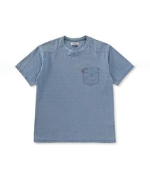 CS0027 INDIGO DYEDアメリカンヴィンテージウエスタンショートスリーブT