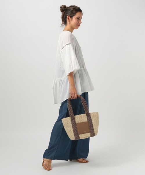 BAYFLOW(ベイフロー)の「インディアンEMBブラウス(シャツ/ブラウス・レディース・オフホワイト/ブラック/ピンク・FREE)」の5枚目の写真