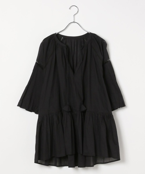 BAYFLOW(ベイフロー)の「インディアンEMBブラウス(シャツ/ブラウス・レディース・オフホワイト/ブラック/ピンク・FREE)」の16枚目の写真