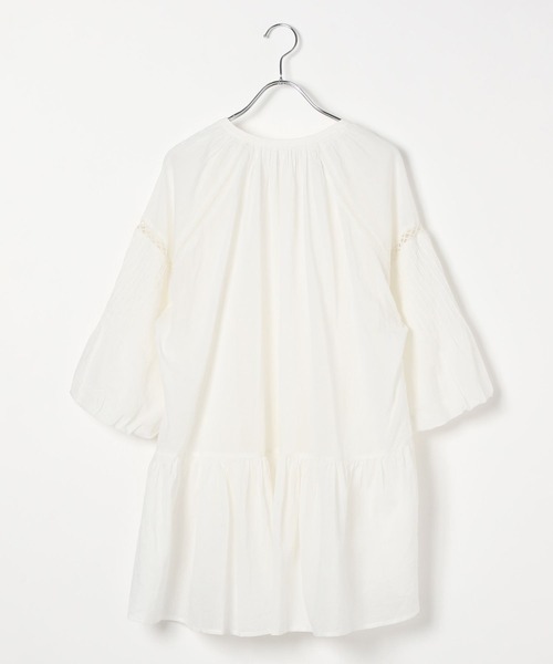 BAYFLOW(ベイフロー)の「インディアンEMBブラウス(シャツ/ブラウス・レディース・オフホワイト/ブラック/ピンク・FREE)」の18枚目の写真