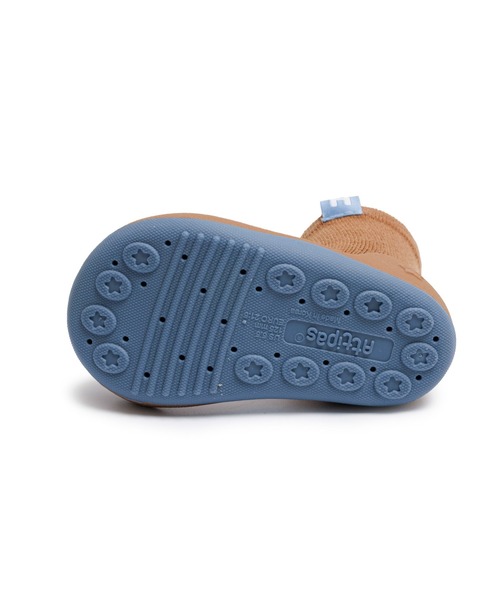 Attipas(アティパス)の「Attipas/Label ラベル(その他シューズ・キッズ・グレー/キャメル・11.5cm/12.5cm)」の5枚目の写真