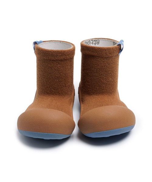 Attipas(アティパス)の「Attipas/Label ラベル(その他シューズ・キッズ・グレー/キャメル・11.5cm/12.5cm)」の3枚目の写真