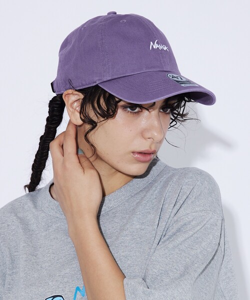 NANGA(ナンガ)の「【NANGA ナンガ 】×MLB公認 ’47BRAND / COTTON CAP/コットンキャップ/ユニセックス/N2502-3A100Z(キャップ・メンズ・ブラック/ネイビー/パープル系その他/カーキ/ピンク・フリー)」の4枚目の写真