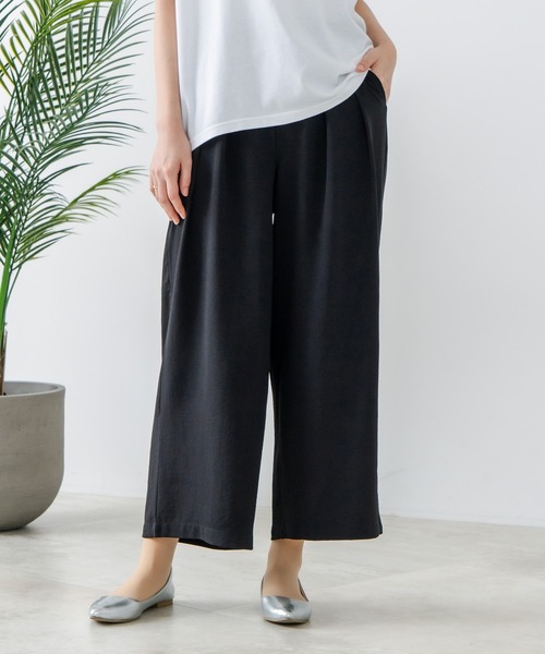 fort point（フォーポイント）の「【fort point:フォートポイント】2タックワイドパンツ（その他パンツ・レディース・チャコールグレー/ブラック/アイボリー・LARGE/MEDIUM）」の13枚目の写真