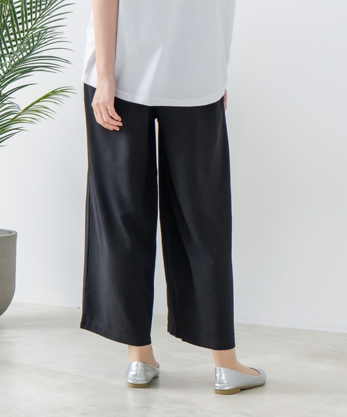 fort point（フォーポイント）の「【fort point:フォートポイント】2タックワイドパンツ（その他パンツ・レディース・チャコールグレー/ブラック/アイボリー・LARGE/MEDIUM）」の16枚目の写真