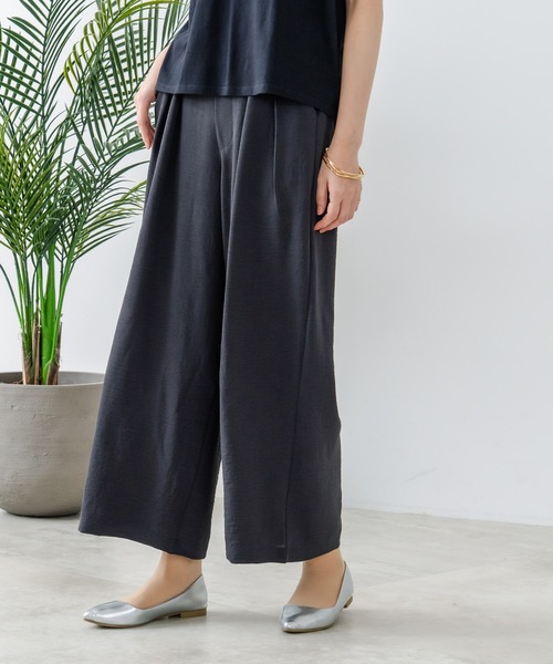 fort point（フォーポイント）の「【fort point:フォートポイント】2タックワイドパンツ（その他パンツ・レディース・チャコールグレー/ブラック/アイボリー・LARGE/MEDIUM）」の20枚目の写真