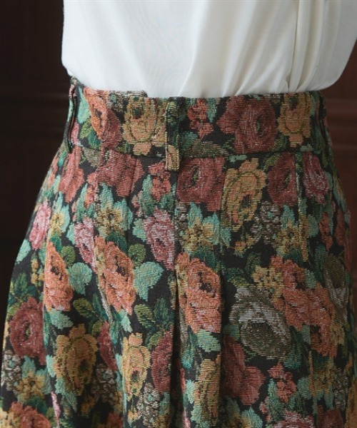 Soiunique（スワユニーク）の「総柄ジャガードワイドパンツ［Soiunique］（その他パンツ・レディース・ブラック系・01/02）」の15枚目の写真