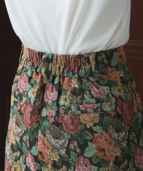 Soiunique（スワユニーク）の「総柄ジャガードワイドパンツ［Soiunique］（その他パンツ・レディース・ブラック系・01/02）」の16枚目の写真