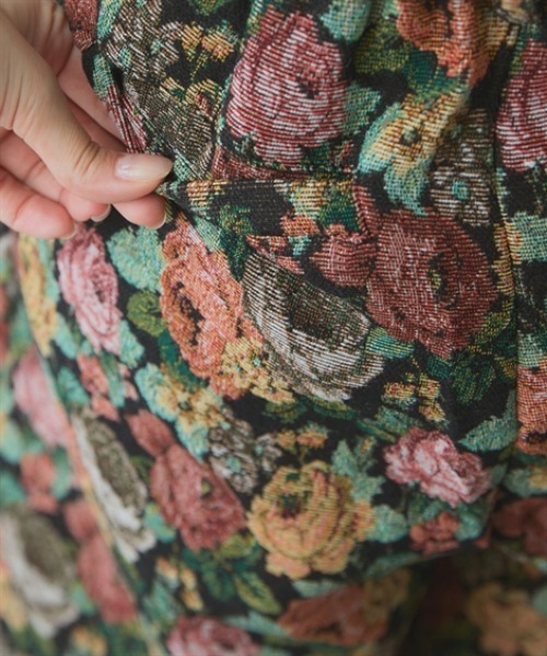 Soiunique（スワユニーク）の「総柄ジャガードワイドパンツ［Soiunique］（その他パンツ・レディース・ブラック系・01/02）」の17枚目の写真