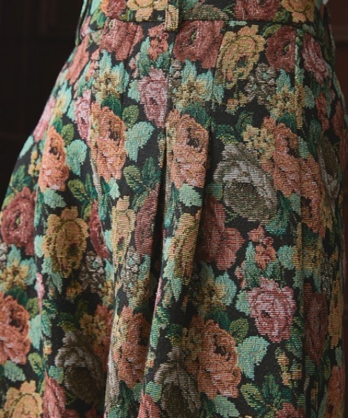 Soiunique（スワユニーク）の「総柄ジャガードワイドパンツ［Soiunique］（その他パンツ・レディース・ブラック系・01/02）」の18枚目の写真