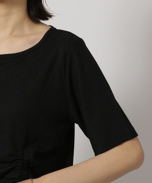 LAKOLE(ラコレ)の「ドロストシアーテレコ半袖T / 291827(Tシャツ/カットソー・レディース・グレー/オフホワイト/ブラック/イエロー・FREE)」の20枚目の写真