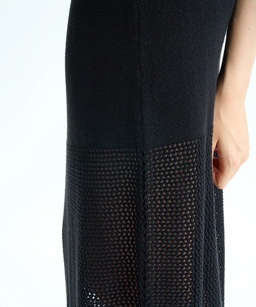 RVCA(ルーカ)の「【RVCA/ルーカ】25SS OHANA KNIT SKIRT/コットンニットロングメッシュスカート(スカート・レディース・ブラック・SMALL/MEDIUM)」の4枚目の写真