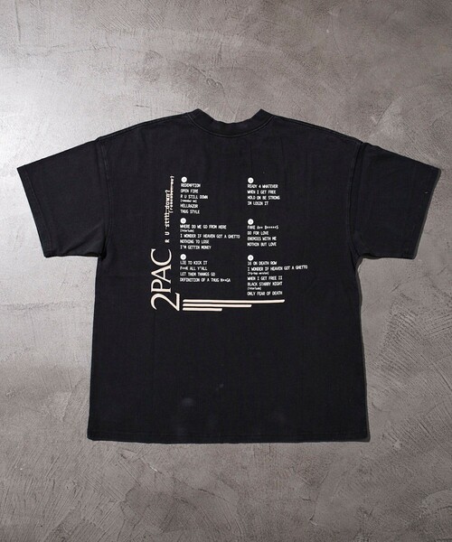 FREAK'S STORE（フリークスストア）の「【EXCLUSIVE】2pac S/S Tee R U STILL DOWN/トゥパック アー・ユー・スティル・ダウン Tシャツ（Tシャツ/カットソー・メンズ・ブラック・MEDIUM/LARGE/X-LARGE）」の9枚目の写真