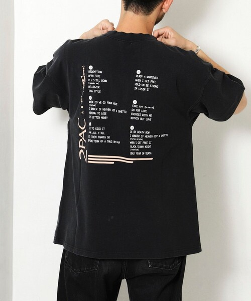 FREAK'S STORE（フリークスストア）の「【EXCLUSIVE】2pac S/S Tee R U STILL DOWN/トゥパック アー・ユー・スティル・ダウン Tシャツ（Tシャツ/カットソー・メンズ・ブラック・MEDIUM/LARGE/X-LARGE）」の18枚目の写真
