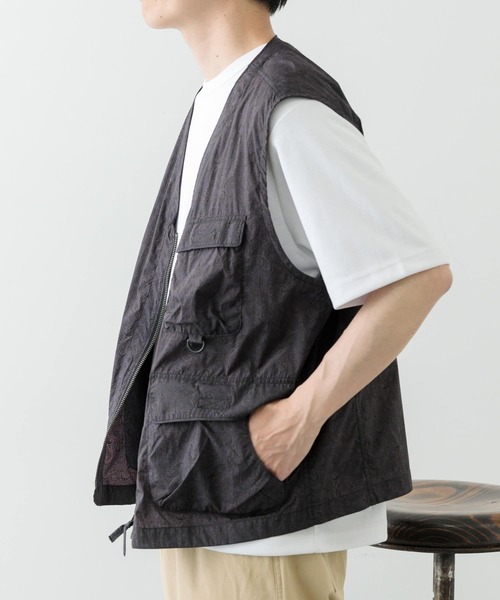 ITEMS URBANRESEARCH(アイテムズ アーバンリサーチ)の「『セットアップ対応』Nylon Paisley Vest(その他アウター・メンズ・カーキ/ブラック/ブラウン・MEDIUM/LARGE)」の19枚目の写真