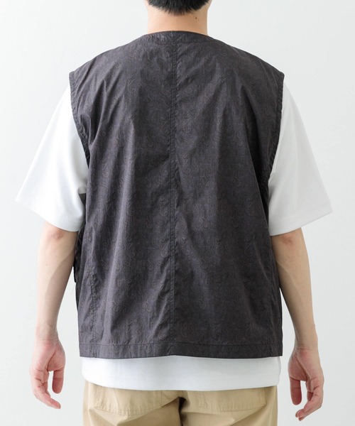 ITEMS URBANRESEARCH(アイテムズ アーバンリサーチ)の「『セットアップ対応』Nylon Paisley Vest(その他アウター・メンズ・カーキ/ブラック/ブラウン・MEDIUM/LARGE)」の22枚目の写真