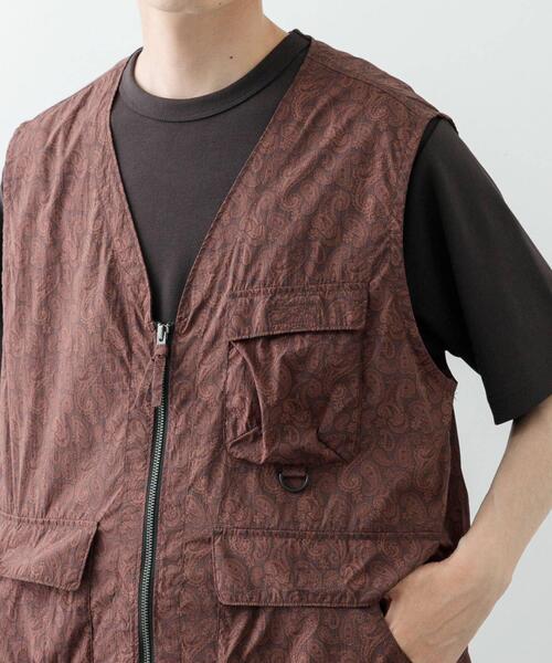 ITEMS URBANRESEARCH（アイテムズ アーバンリサーチ）の「『セットアップ対応』Nylon Paisley Vest（その他アウター・メンズ・カーキ/ブラック/ブラウン・MEDIUM/LARGE）」の11枚目の写真