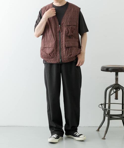 ITEMS URBANRESEARCH（アイテムズ アーバンリサーチ）の「『セットアップ対応』Nylon Paisley Vest（その他アウター・メンズ・カーキ/ブラック/ブラウン・MEDIUM/LARGE）」の14枚目の写真
