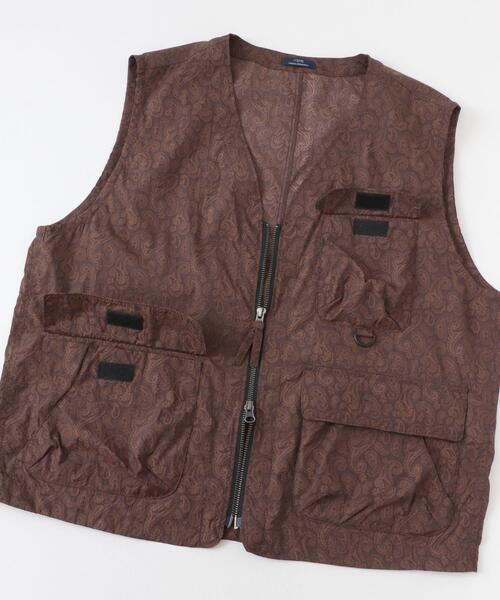 ITEMS URBANRESEARCH（アイテムズ アーバンリサーチ）の「『セットアップ対応』Nylon Paisley Vest（その他アウター・メンズ・カーキ/ブラック/ブラウン・MEDIUM/LARGE）」の19枚目の写真