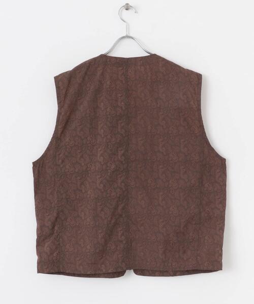 ITEMS URBANRESEARCH（アイテムズ アーバンリサーチ）の「『セットアップ対応』Nylon Paisley Vest（その他アウター・メンズ・カーキ/ブラック/ブラウン・MEDIUM/LARGE）」の20枚目の写真