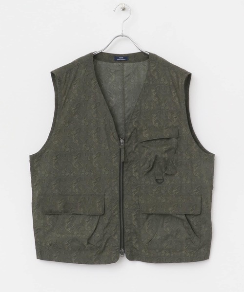 ITEMS URBANRESEARCH(アイテムズ アーバンリサーチ)の「『セットアップ対応』Nylon Paisley Vest(その他アウター・メンズ・カーキ/ブラック/ブラウン・MEDIUM/LARGE)」の7枚目の写真