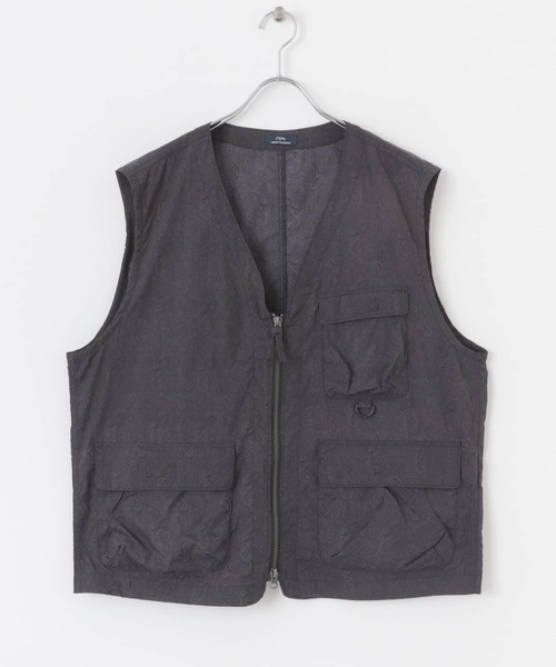 ITEMS URBANRESEARCH(アイテムズ アーバンリサーチ)の「『セットアップ対応』Nylon Paisley Vest(その他アウター・メンズ・カーキ/ブラック/ブラウン・MEDIUM/LARGE)」の8枚目の写真