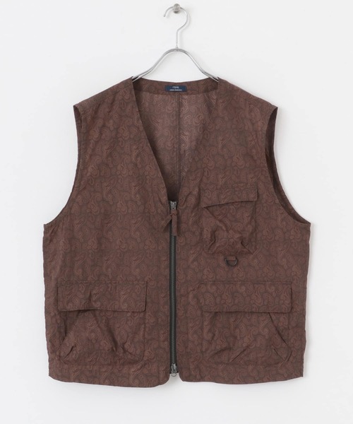 ITEMS URBANRESEARCH(アイテムズ アーバンリサーチ)の「『セットアップ対応』Nylon Paisley Vest(その他アウター・メンズ・カーキ/ブラック/ブラウン・MEDIUM/LARGE)」の9枚目の写真