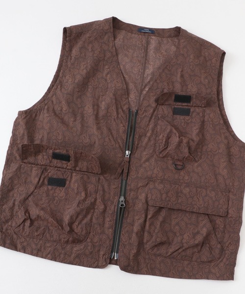 ITEMS URBANRESEARCH(アイテムズ アーバンリサーチ)の「『セットアップ対応』Nylon Paisley Vest(その他アウター・メンズ・カーキ/ブラック/ブラウン・MEDIUM/LARGE)」の10枚目の写真