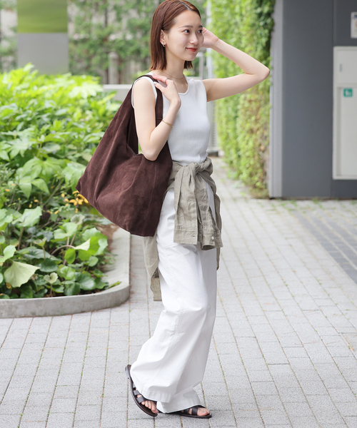 JOURNAL STANDARD relume(ジャーナルスタンダード レリューム)の「【FUNCTION】ランダムリブ2WAYタンクトップ(タンクトップ・レディース・ブラック/ブラウン/ホワイト・FREE)」の22枚目の写真