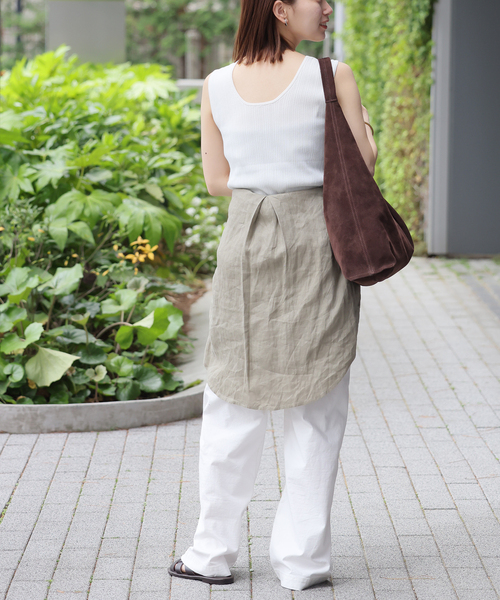 JOURNAL STANDARD relume(ジャーナルスタンダード レリューム)の「【FUNCTION】ランダムリブ2WAYタンクトップ(タンクトップ・レディース・ブラック/ブラウン/ホワイト・FREE)」の21枚目の写真