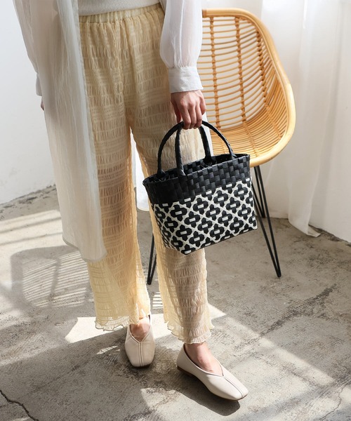 メルカド かごバッグ かごバッグ カゴバッグ WOVEN (ウーヴン) / メキシコ製 メルカド