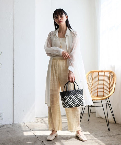 セール】レトロメルカドトートバッグ かごバッグ プラかごバッグ