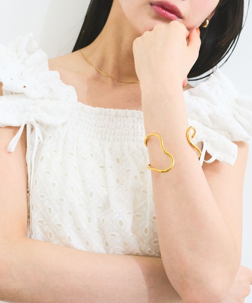 VIS（ビス）の「ナローワンドバングル（バングル/リストバンド・レディース・シルバー/ゴールド・FREE）」の14枚目の写真