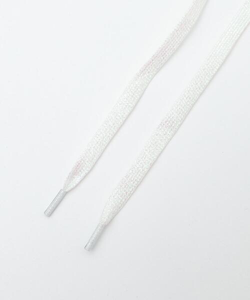 WEGO（ウィゴー）の「WEGO/ラメシューレース（シューズアクセサリー・レディース・ホワイト/シルバー/ブラック・FREE）」の13枚目の写真