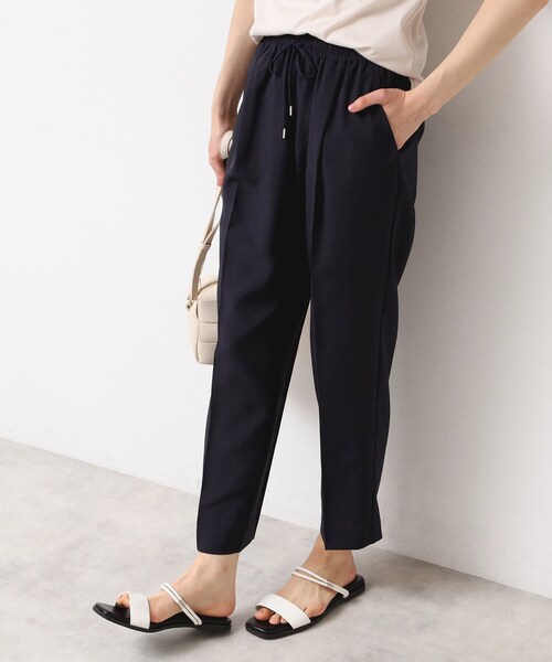美品♡Rene パールテーパードパンツ(ウエストゴム) 楽天市場】パールドット テーパード デニム レディース デニム