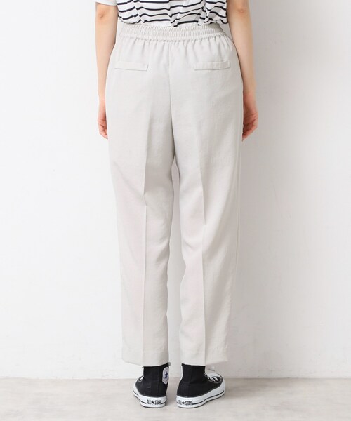 Dessin（デッサン）の「【ウエストゴム・洗える】センターライン入りテーパードパンツ（XS～L）（その他パンツ・レディース・ナチュラル/ネイビー/サックスブルー/カーキ/ライトイエロー系・00/01/02/03）」の17枚目の写真