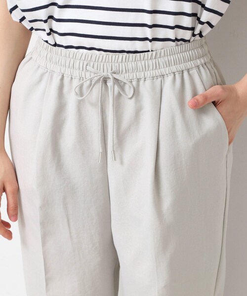 Dessin（デッサン）の「【ウエストゴム・洗える】センターライン入りテーパードパンツ（XS～L）（その他パンツ・レディース・ナチュラル/ネイビー/サックスブルー/カーキ/ライトイエロー系・00/01/02/03）」の18枚目の写真