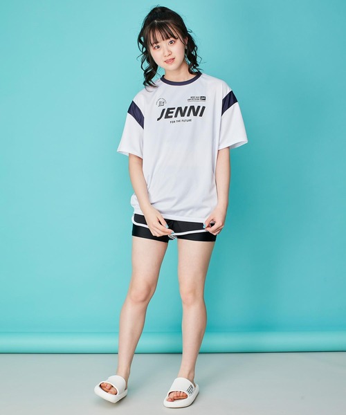 JENNI（ジェニィ）の「ロゴシャワーサンダル（サンダル・キッズ・オフホワイト/ブラック・20cm/24cm/22cm）」の10枚目の写真