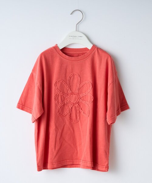 CIAOPANIC TYPY(チャオパニックティピー)の「【WEB限定】【KIDS】ピグメント加工フラワーロープTee(Tシャツ/カットソー・キッズ・ライトグレー/イエロー/チャコールグレー/ブルー/レッド・SMALL/MEDIUM/LARGE/X-LARGE/XX-LARGE)」の5枚目の写真