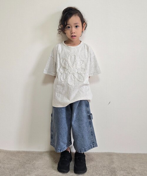 CIAOPANIC TYPY(チャオパニックティピー)の「【WEB限定】【KIDS】ピグメント加工フラワーロープTee(Tシャツ/カットソー・キッズ・ライトグレー/イエロー/チャコールグレー/ブルー/レッド・SMALL/MEDIUM/LARGE/X-LARGE/XX-LARGE)」の19枚目の写真