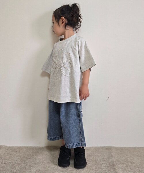 CIAOPANIC TYPY(チャオパニックティピー)の「【WEB限定】【KIDS】ピグメント加工フラワーロープTee(Tシャツ/カットソー・キッズ・ライトグレー/イエロー/チャコールグレー/ブルー/レッド・SMALL/MEDIUM/LARGE/X-LARGE/XX-LARGE)」の20枚目の写真