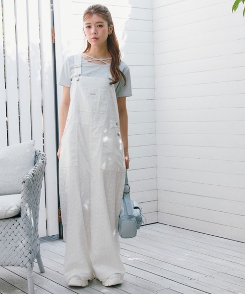 OLIVE des OLIVE（オリーブデオリーブ）の「【デイリー使いにも◎】カラフルTシャツ（Tシャツ/カットソー・レディース・オフホワイト/サックスブルー/ミント/ネイビー/レッド/ピンク・FREE）」の20枚目の写真