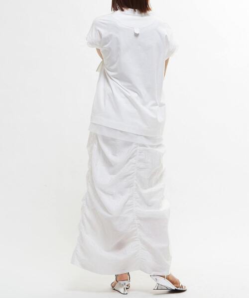 SOFFITTO(ソフィット)の「【AULA AILA別注】MILITARY T-SHIRT(Tシャツ/カットソー・レディース・チャコールグレー/ホワイト・FREE)」の18枚目の写真