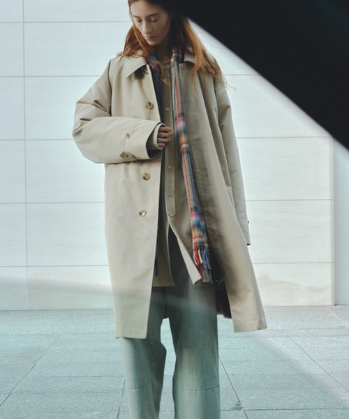 miffew(ミフュー)の「「miffew/ ミフュー」SINGLE SLEEVE DOWN COAT(ダウンジャケット/コート・レディース・ベージュ/ネイビー・1/2/3/4)」の10枚目の写真