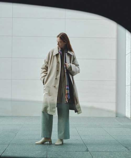 miffew(ミフュー)の「「miffew/ ミフュー」SINGLE SLEEVE DOWN COAT(ダウンジャケット/コート・レディース・ベージュ/ネイビー・1/2/3/4)」の11枚目の写真