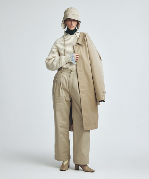 miffew(ミフュー)の「「miffew/ ミフュー」SINGLE SLEEVE DOWN COAT(ダウンジャケット/コート・レディース・ベージュ/ネイビー・1/2/3/4)」の12枚目の写真